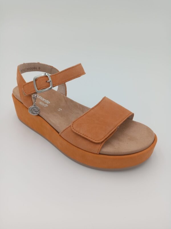 Sandales Remonte Daim Abricot Femme – Pointure 40