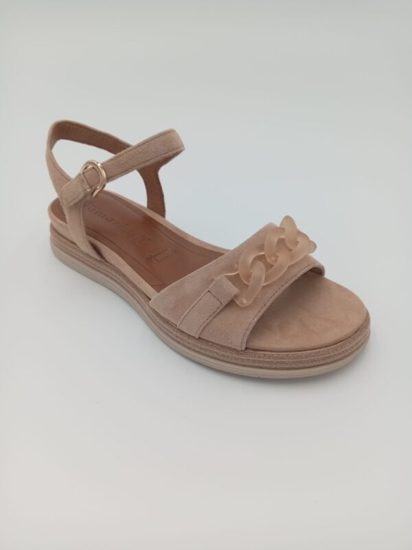 Sandales Tamaris Chaîne Beige Femme – Pointure 39