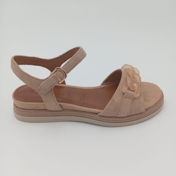 Sandales Tamaris Chaîne Beige Femme – Pointure 39 – Image 3