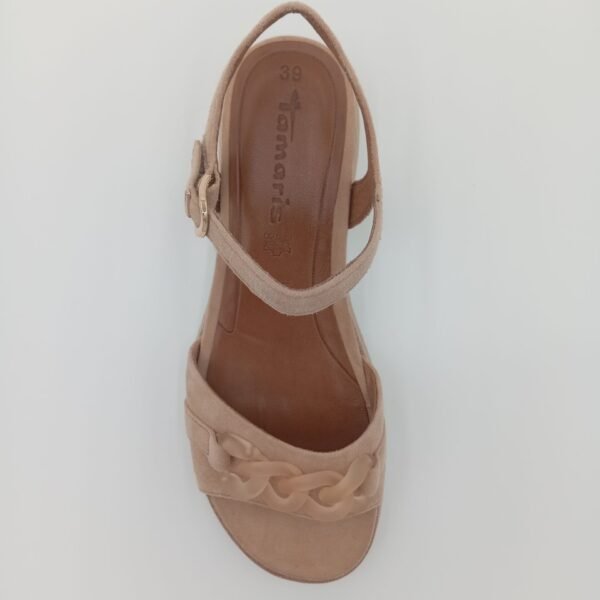 Sandales Tamaris Chaîne Beige Femme – Pointure 39 – Image 8
