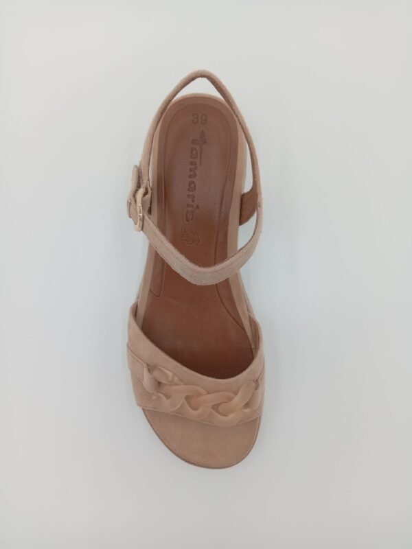 Sandales Tamaris Chaîne Beige Femme – Pointure 39 – Image 8
