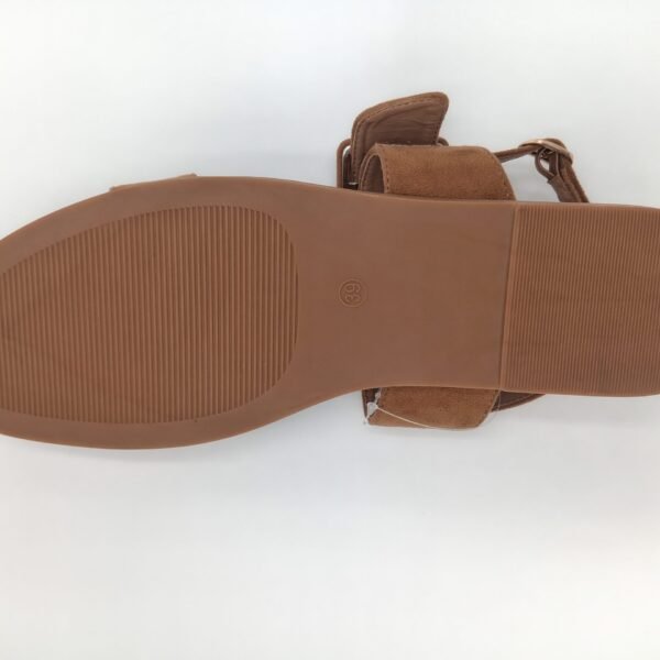 Sandales femme Aniston camel à boucle et détail chaîne – Pointure 39 – Image 10