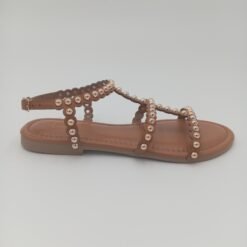 Alternative view of Sandales Aniston Camel avec Perles Femme – Pointure 39