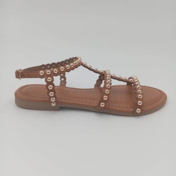 Alternative view of Sandales Aniston Camel avec Perles Femme – Pointure 39