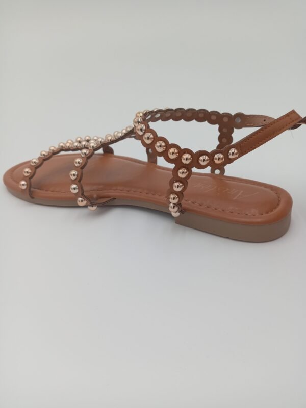 Sandales Aniston Camel avec Perles Femme – Pointure 39 – Image 4