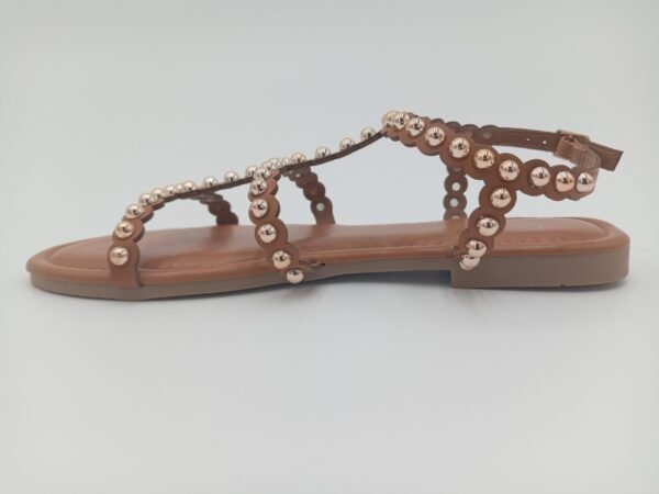 Sandales Aniston Camel avec Perles Femme – Pointure 39 – Image 5