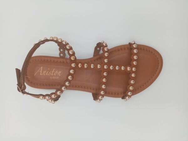 Sandales Aniston Camel avec Perles Femme – Pointure 39 – Image 6