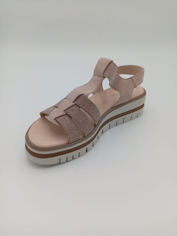 Sandales Gabor rose poudré compensées – Pointure 39 – Image 7