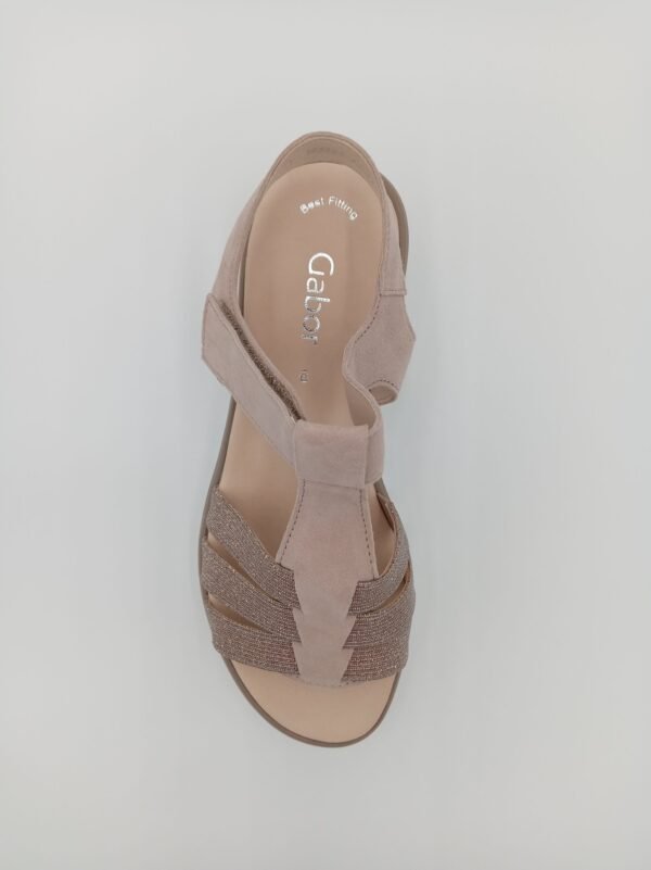 Sandales Gabor rose poudré compensées – Pointure 39 – Image 9