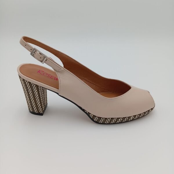 Alternative view of Sandales Rosewood Ambar beige en cuir – Pointure 39