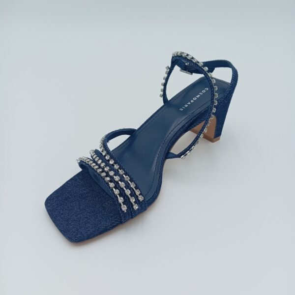Sandales Cosmoparis Hordia Bleu Denim Femme – Image 5
