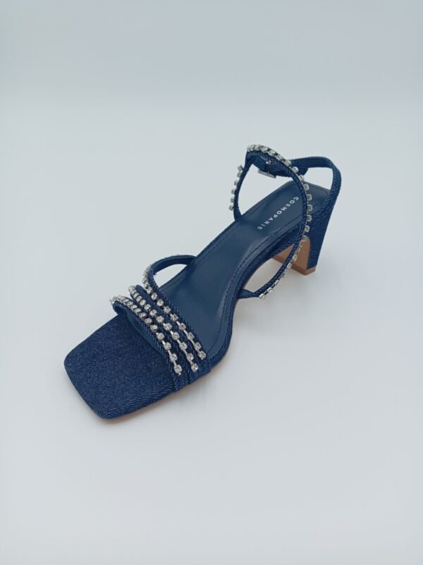 Sandales Cosmoparis Hordia Bleu Denim Femme – Image 5
