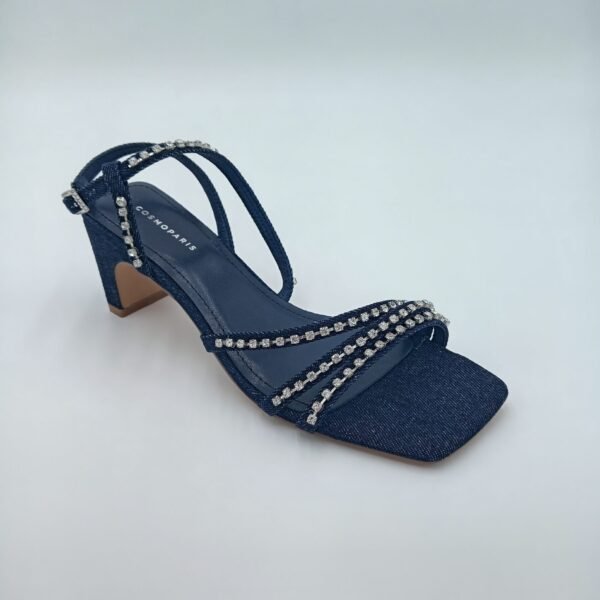 Sandales Cosmoparis Hordia Bleu Denim Femme