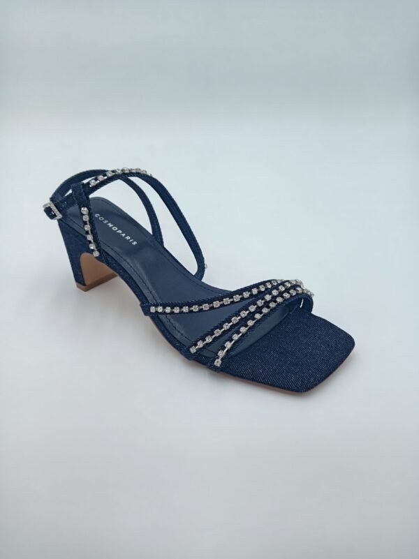 Sandales Cosmoparis Hordia Bleu Denim Femme
