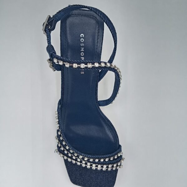 Sandales Cosmoparis Hordia Bleu Denim Femme – Image 6
