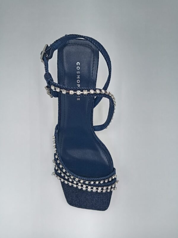 Sandales Cosmoparis Hordia Bleu Denim Femme – Image 6