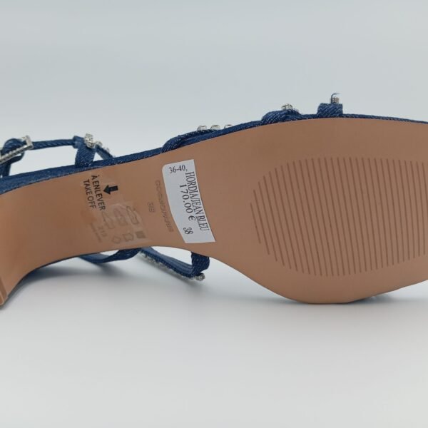 Sandales Cosmoparis Hordia Bleu Denim Femme – Image 7