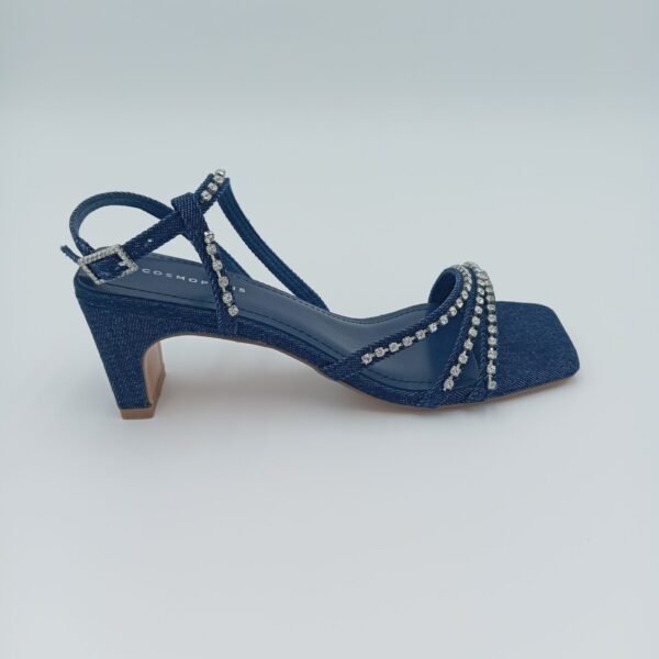 Sandales Cosmoparis Hordia Bleu Denim Femme – Image 4