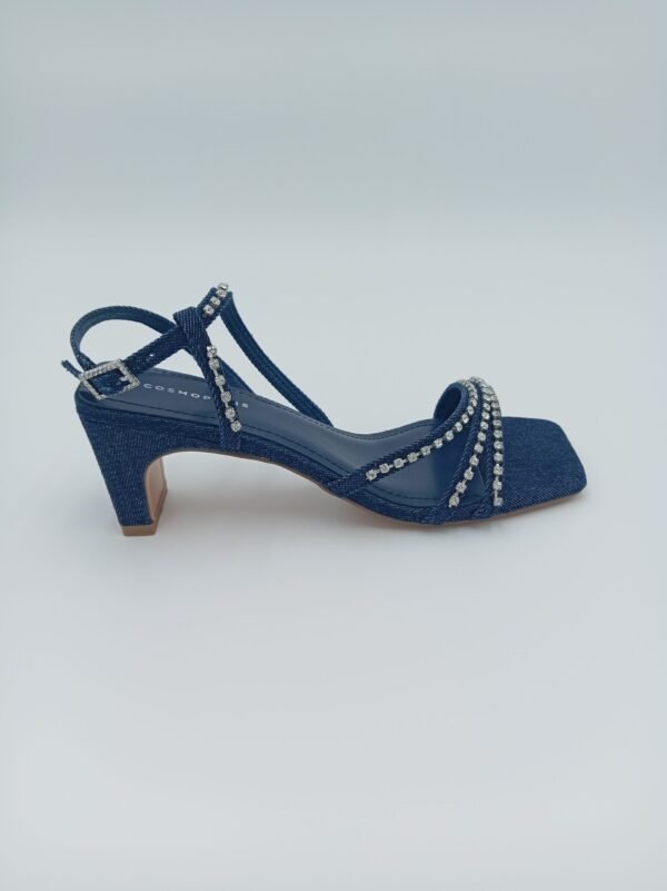 Sandales Cosmoparis Hordia Bleu Denim Femme – Image 4