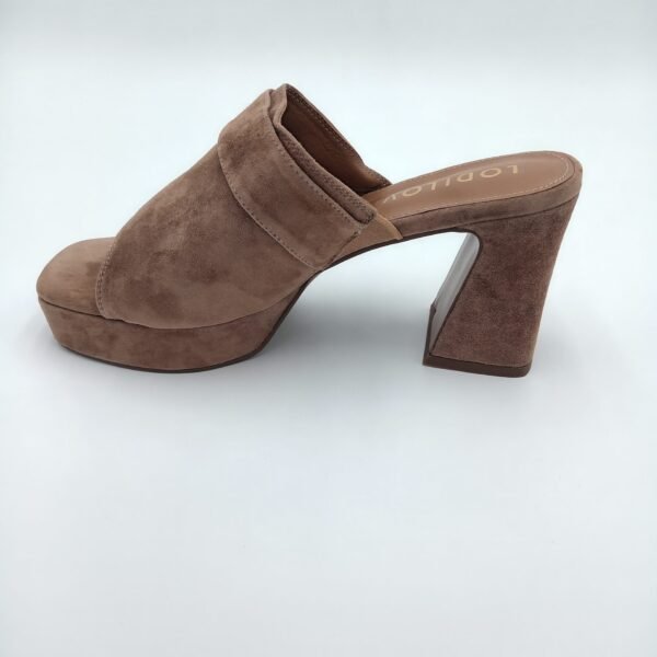 Mules LODI Daim Taupe Femme – Talon 10 cm – Pointure 40 – Image 6