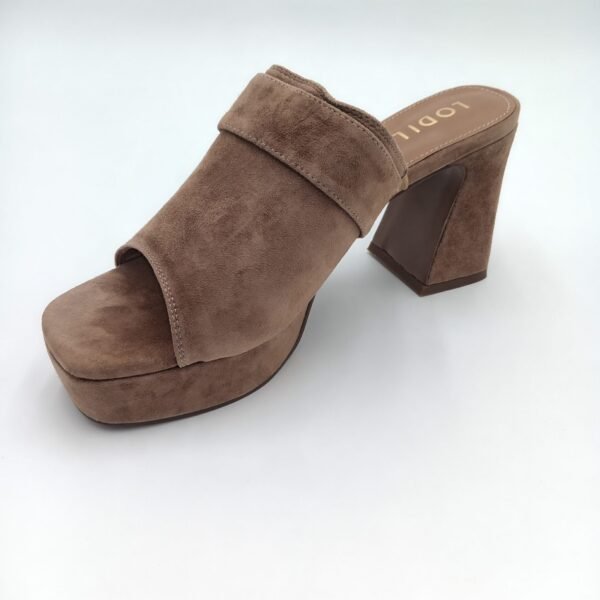 Mules LODI Daim Taupe Femme – Talon 10 cm – Pointure 40 – Image 7
