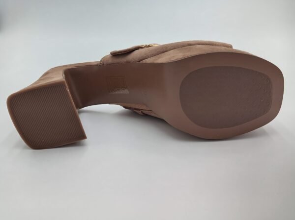 Mules LODI Daim Taupe Femme – Talon 10 cm – Pointure 40 – Image 10
