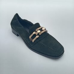 Mocassins Adige A Jazz V3 Velours Pin en daim vert – Pointure 38