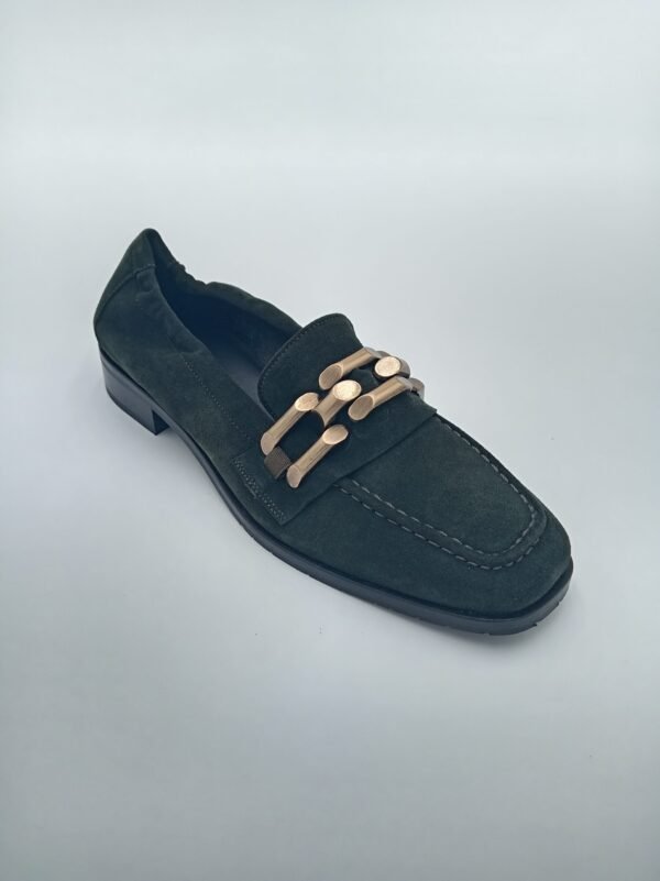 Mocassins daim vert femme Adige A Jazz V3 Velours Pin pointure 38