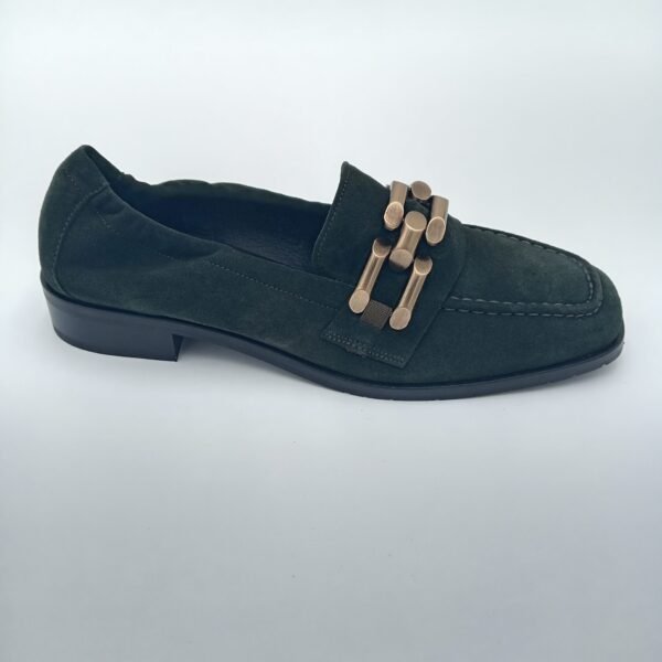 Mocassins daim vert femme Adige A Jazz V3 Velours Pin pointure 38 profil