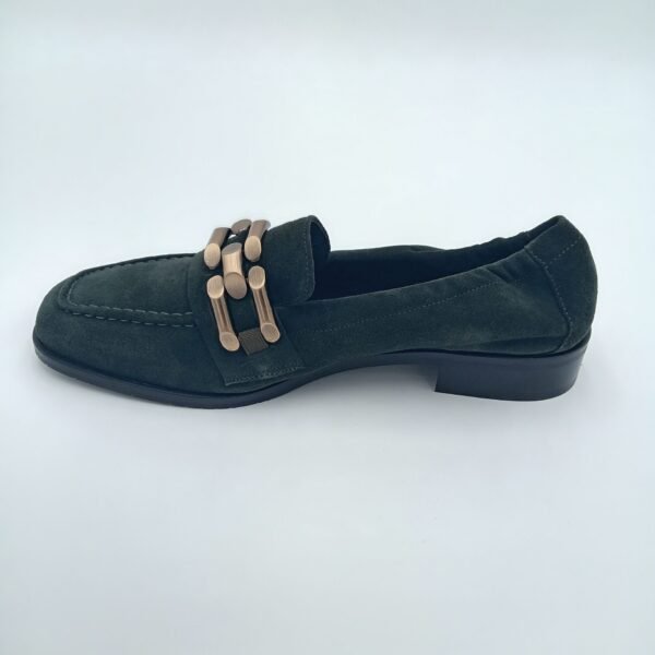 Mocassins daim vert femme Adige A Jazz V3 Velours Pin pointure 38 profil opposé
