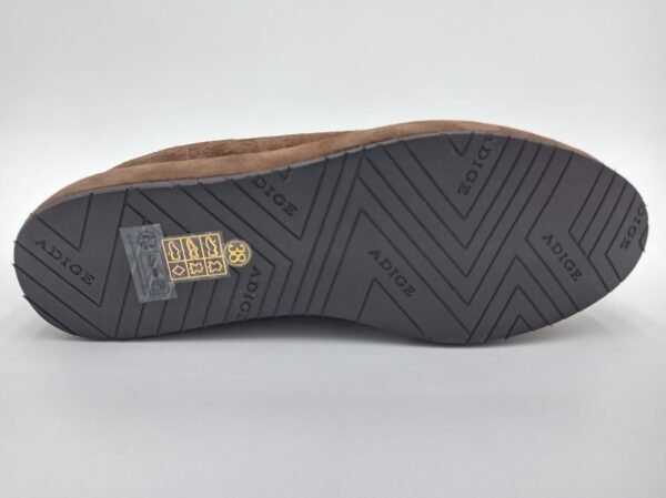Mocassins velours marron femme Adige V4 Noix pointure 38 semelle