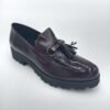 Mocassins vernis bordeaux femme Rosewood Joss pointure 39
