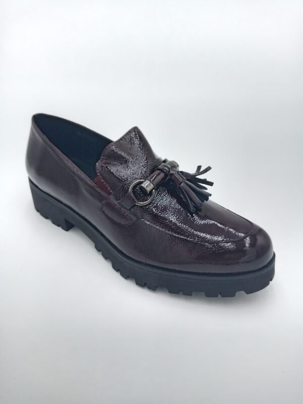Mocassins vernis bordeaux femme Rosewood Joss pointure 39