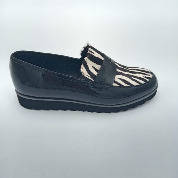 Mocassins zèbre femme Rosewood Susi profil pointure 35