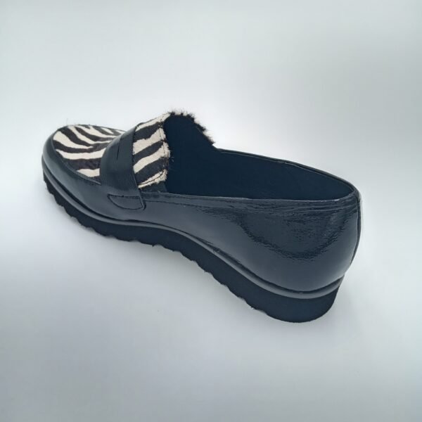 Mocassins zèbre femme Rosewood Susi arrière gauche pointure 35