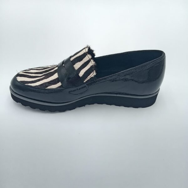 Mocassins zèbre femme Rosewood Susi profil opposé pointure 35