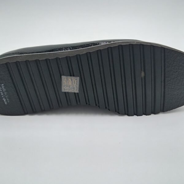 Semelle des mocassins vernis noir femme Rosewood Susi 41