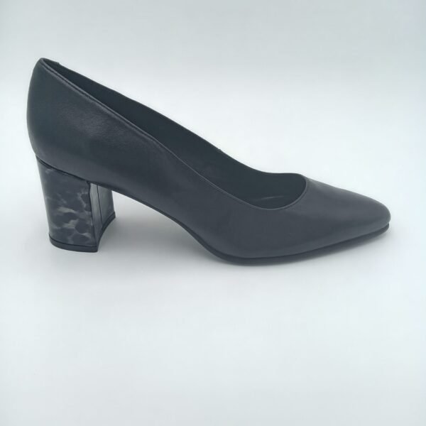 Escarpins femme Rosewood Mandy en cuir noir vue de profil