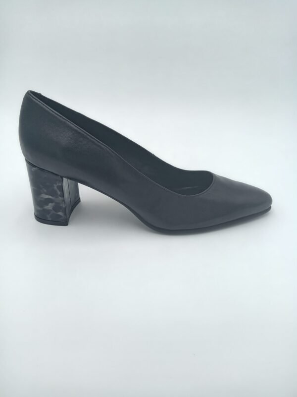 Escarpins femme Rosewood Mandy en cuir noir vue de profil