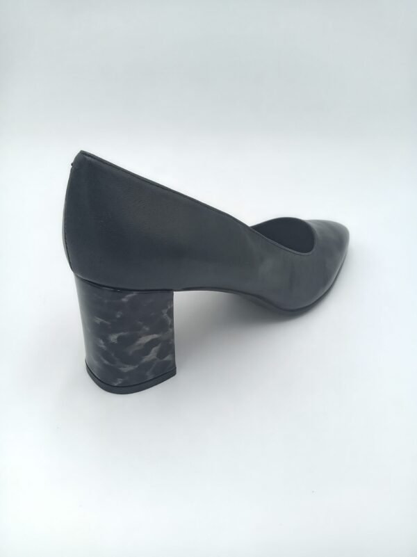 Escarpins Rosewood Mandy cuir noir vue arrière gauche
