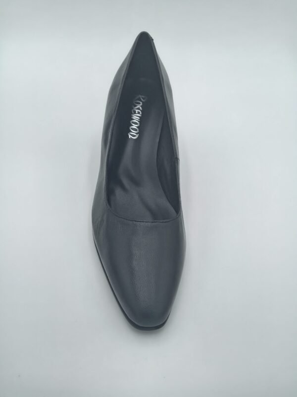 Escarpins cuir noir femme Rosewood Mandy vue de dessus