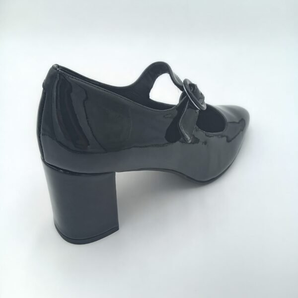 Babies Rosewood Deborah cuir noir vue arrière opposée