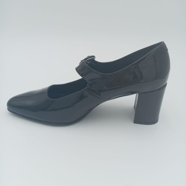 Babies cuir noir femme Rosewood Deborah vue de profil