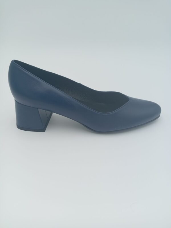 Escarpins Rosewood Olivia bleu marine vue de profil opposé