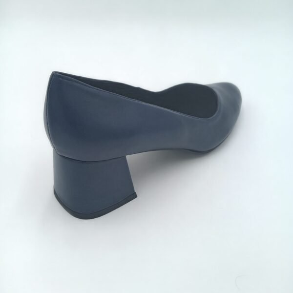 Escarpins Rosewood Olivia cuir bleu marine vue arrière opposée