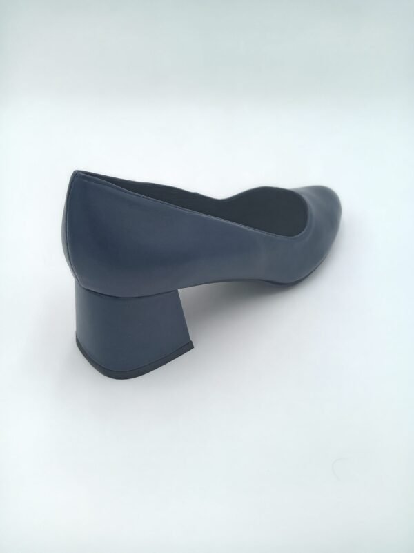 Escarpins Rosewood Olivia cuir bleu marine vue arrière opposée