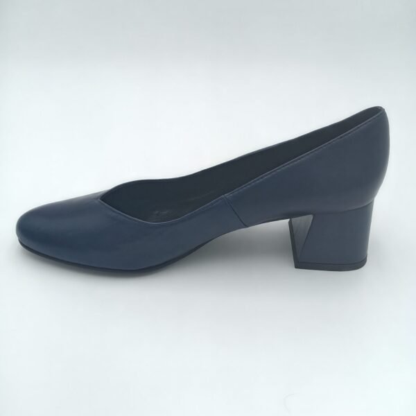Escarpins cuir bleu marine femme Rosewood Olivia profil talon 5,5 cm