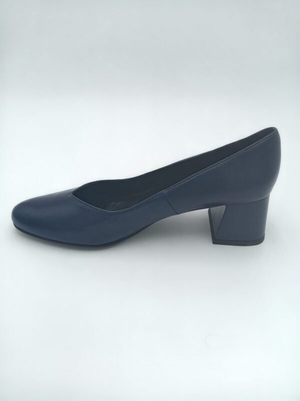 Escarpins cuir bleu marine femme Rosewood Olivia profil talon 5,5 cm