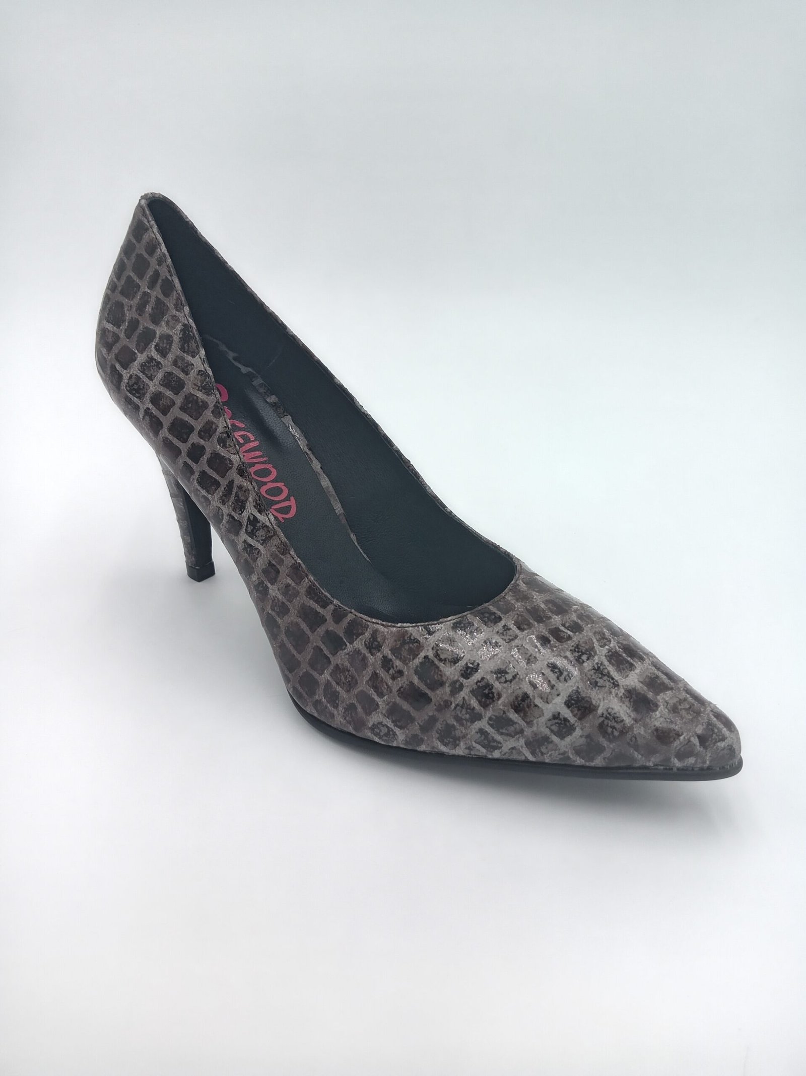 Escarpins cuir reptile femme Rosewood Devon