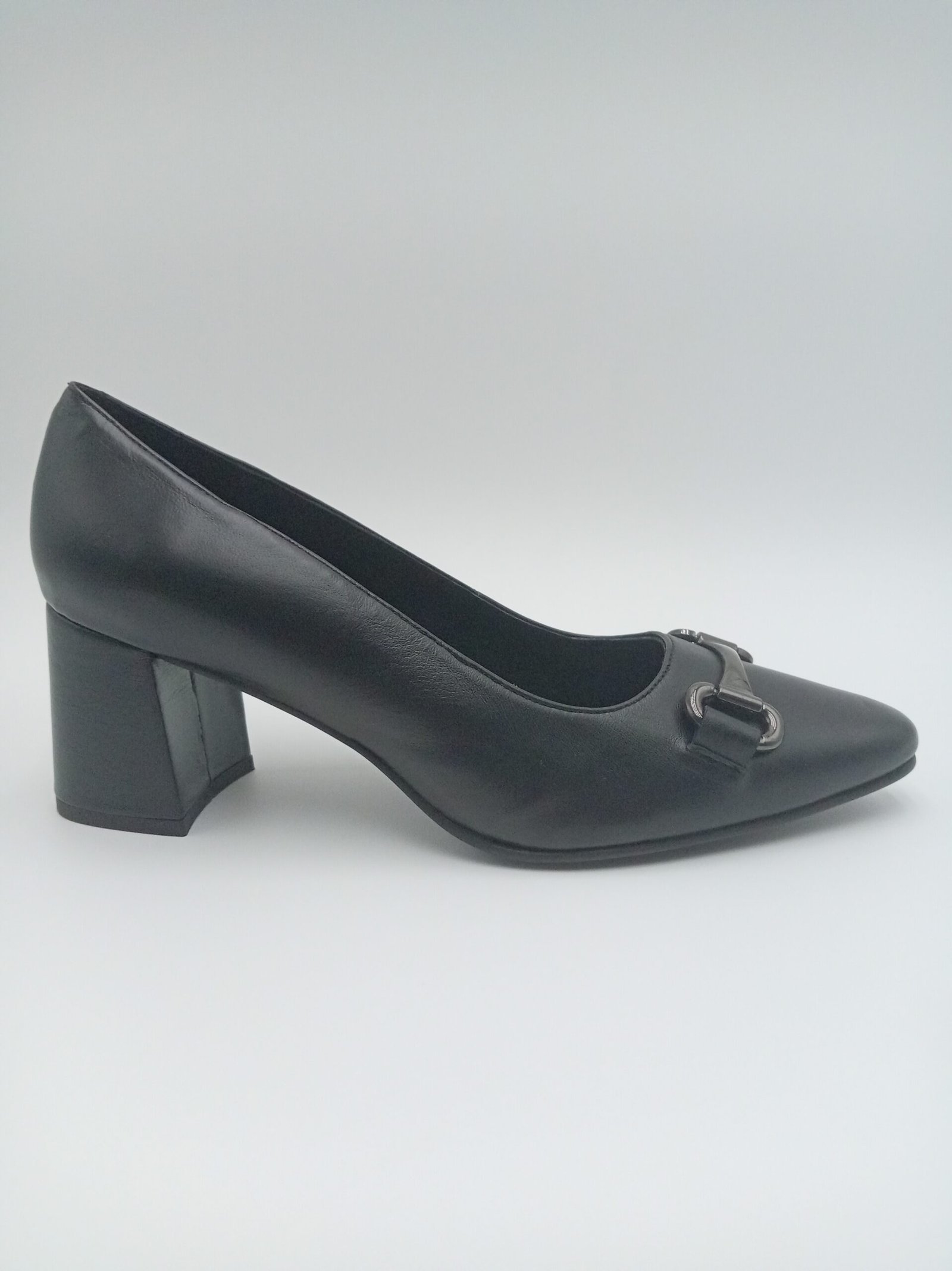 Escarpins cuir noir femme Rosewood Niko profil talon 6,5 cm